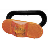 (image for) Trailer Park/Turn Light Kit 6'' Oval Amber Mid-Ship Dexter/Redneck #352KA