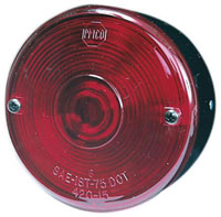 (image for) railer Stop/Turn/Tail Light Incandescent 3.75" Round Left Hand Red Dexter/Redneck #428W
