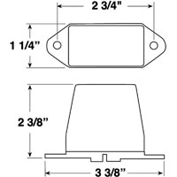(image for) Trailer License Plate Light Kit Incandescent Dexter/Redneck #439K