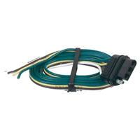 (image for) Trailer Wiring Harness Vehicle End 4 Way Flat Dexter/Redneck #44S