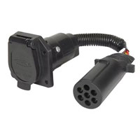 (image for) Trailer Wiring Connector Adapt 7 Way Pin To 7 Way RV Dexter/Redneck #47425H