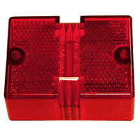 (image for) Trailer Stop/Tail/Turn Old Style Light Replacement Red Lens Dexter/Redneck #56-15R