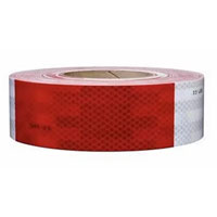 (image for) Conspicuity Tape 2" Wide 6" Red X 6" White Kisscut Dexter/Redneck #67641
