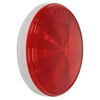 (image for) Trailer Stop/Turn/Tail Light Kit LED 4'' Round Single Diode Red Dexter/Redneck #826RK
