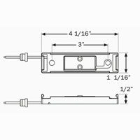 (image for) Trailer Light Chrome Base Thinline Dexter/Redneck #A-67CB