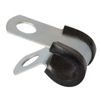 (image for) Metal/Rubber Wire Loom Clamp 1/4" I.D. Dexter/Redneck #A0250