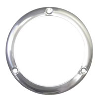 (image for) Trailer Light Trim Ring Glolight 4" Round Dexter/Redneck #A101TRSSB
