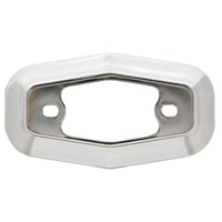 (image for) Trailer Marker Clearance Light Chrome Bezel Dexter/Redneck #A13C2B