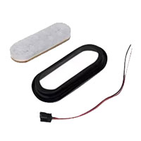 (image for) Trailer Back Up Light Kit LED 6" Oval Standard Dexter/Redneck #BUL-10CBK