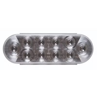 (image for) Trailer Utility Light LED 6" Oval Standard Dexter/Redneck #BUL-72CB
