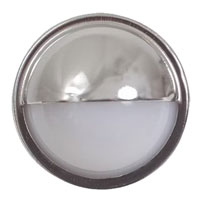 (image for) Trailer License Plate Light Incandescent 1.5" Chrome Snap In Dexter/Redneck #LP-11CB