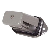 (image for) Trailer License Plate Light Incandescent Plastic Grey Dexter/Redneck #LP-51CB