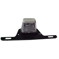 (image for) Trailer License Plate Light Incandescent 6.375" Rectangular 2 Wire With Bracket Dexter/Redneck #LP54CB