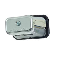 (image for) Trailer License Plate Light LED 3.25" Rectangular 5 Diode Clear Stainless Steel Dexter/Redneck #LPL-41CB