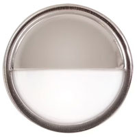 (image for) Trailer License Plate Light LED 2" Round 2 Diode White Dexter/Redneck #LPL11CB