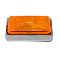 (image for) Trailer Marker Clearance Inc Light Kit Incandescent Mini Thinline Amber Dexter/Redneck #LT01-170