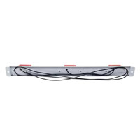 (image for) Trailer Identification Light Bar Incandescent 14.38" 3 Bulb Red Dexter/Redneck #LT01-300