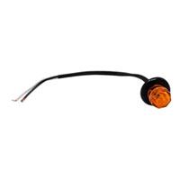 (image for) Trailer Marker Clearance Light Kit LED 3/4" Round 1 Diode Amber Dexter/Redneck #LT02-235