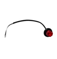 (image for) Trailer Marker Clearance Light Kit LED 3/4" Round 1 Diode Red Dexter/Redneck #LT02-240
