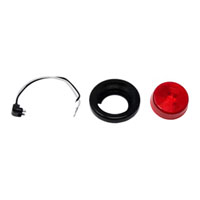(image for) Trailer Marker Clearance Light Kit LED 2" Round 1 Diode Red Dexter/Redneck #LT02-305