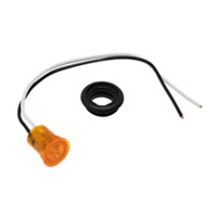 (image for) Trailer Marker Clearance Light LED 3/4" Round Amber Dexter/Redneck #LT72-235
