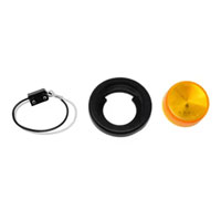 (image for) Trailer Marker Clearance Light LED 2" Round Amber Dexter/Redneck #LT72-300