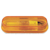 (image for) Trailer Marker Clearance Incandescent Light Rectangular Amber Dexter/Redneck #M136A