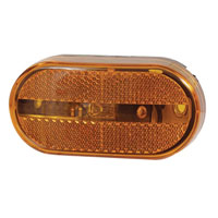 (image for) Trailer Marker Clearance Incandesent Light Oblong Amber Standard Dexter/Redneck #MC-31AB