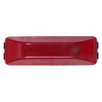 (image for) Trailer Marker Clearance Light Only Incandecent 3.94" Rectangular 1 Bulb Thinline Red Standard Dexter/Redneck #MC-65RB
