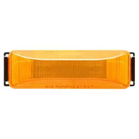 (image for) Trailer Marker Clearance Incand Light Kit Incandesccent 4.13" Rectangle Thinline 1 Bulb Amber Standard Dexter/Redneck #MC-67AB