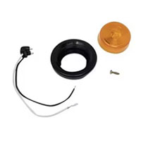 (image for) Trailer Marker Clearance Light Kit Incandescent 2" Round Amber Standard Dexter/Redneck #MC53ABDK
