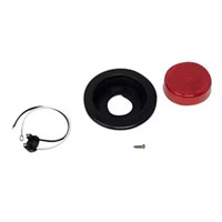 (image for) Trailer Marker Clearance Light Inc Kit Incandescent 2 1/2" Round 1 Bulb Red Reflex Dexter/Redneck #MC57RBK