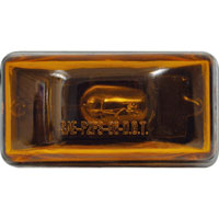 (image for) Trailer Marker Clearance Light Only Incandescent 2" Rectangluar Amber Stud Mount Dexter/Redneck #MC95AB