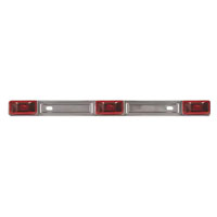 (image for) Trailer Clearance Marker Light Bar Incandescent 14.25" Rectangular Waterproof Red Dexter/Redneck #MC97RB