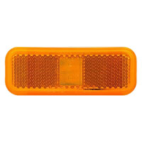 (image for) Trailer Marker Clearance Light Only 4" Rectangular Amber 6 Diode Dexter/Redneck #MCL-44AB