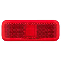 (image for) Trailer Marker Clearance Light Only 4: Rectangular 6 Diode Red Fleet Dexter/Redneck #MCL-44RB