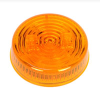 (image for) Trailer Marker Clearance Light LED 2 1/2" Round Amber Fleet Count Dexter/Redneck #MCL-527AB