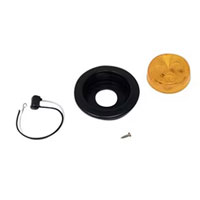 (image for) Trailer Marker Clearance Light Kit LED 2 1/2" Round Amber Standard Dexter/Redneck #MCL-57ABK
