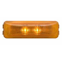 (image for) Trailerr Marker Clearance Light Thinline LED 4" Rectangular Amber Fleet Count Dexter/Redneck #MCL-61AB
