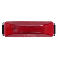 (image for) Trailer Marker Clearance Light Kit LED 4.13" Rectangular Thinline Red Standard Dexter/Redneck #MCL-67RB