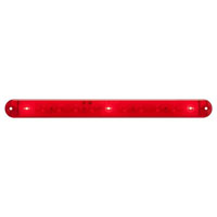 (image for) Trailer Identification Light Bar LED 14.125" 3 Diode Ultra Thin Waterproof Red Dexter/Redneck #MCL-70RB