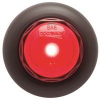 (image for) Trailer Marker Clearance Light Kit 3/4" Round 1 Diode Red Standard Dexter/Redneck #MCL10RKB