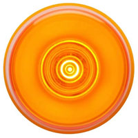 (image for) Trailer Marker Clearance Light Only LED 2" Round 6 Diode Amber Glolight Dexter/Redneck #MCL155AB
