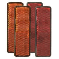 (image for) Trailer Reflector Kit Amber/Red Rectangular Dexter/Redneck #RE52AK