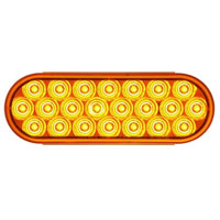 (image for) Trailer Warning Lamp LED 1 Function 6" Oval 22 Diode Amber SLL72AB1