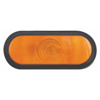 (image for) Trailer Park/Turn Light Incandescent 6'' Oval Amber Standard Dexter/Redneck #ST-74AB