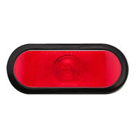 (image for) Trailer Stop/Turn/Tail Kit Incandescent 6'' Oval Red Standard Dexter/Redneck #ST-74RB