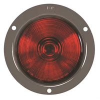(image for) Trailer Stop/Turn/Tail Light Only Incansescent 4" Round Standard Red Dexter/Redneck #ST47RB