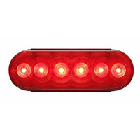 (image for) Trailer Stop/Turn/Tail Light LED 6'' Oval Fleet Count Dexter/Redneck #STL-12RB