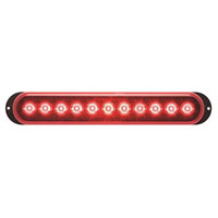(image for) Trailer Stop/Turn/Tail Bar Light LED 12.88" Red Thinline Dexter/Redneck #STL-76RB